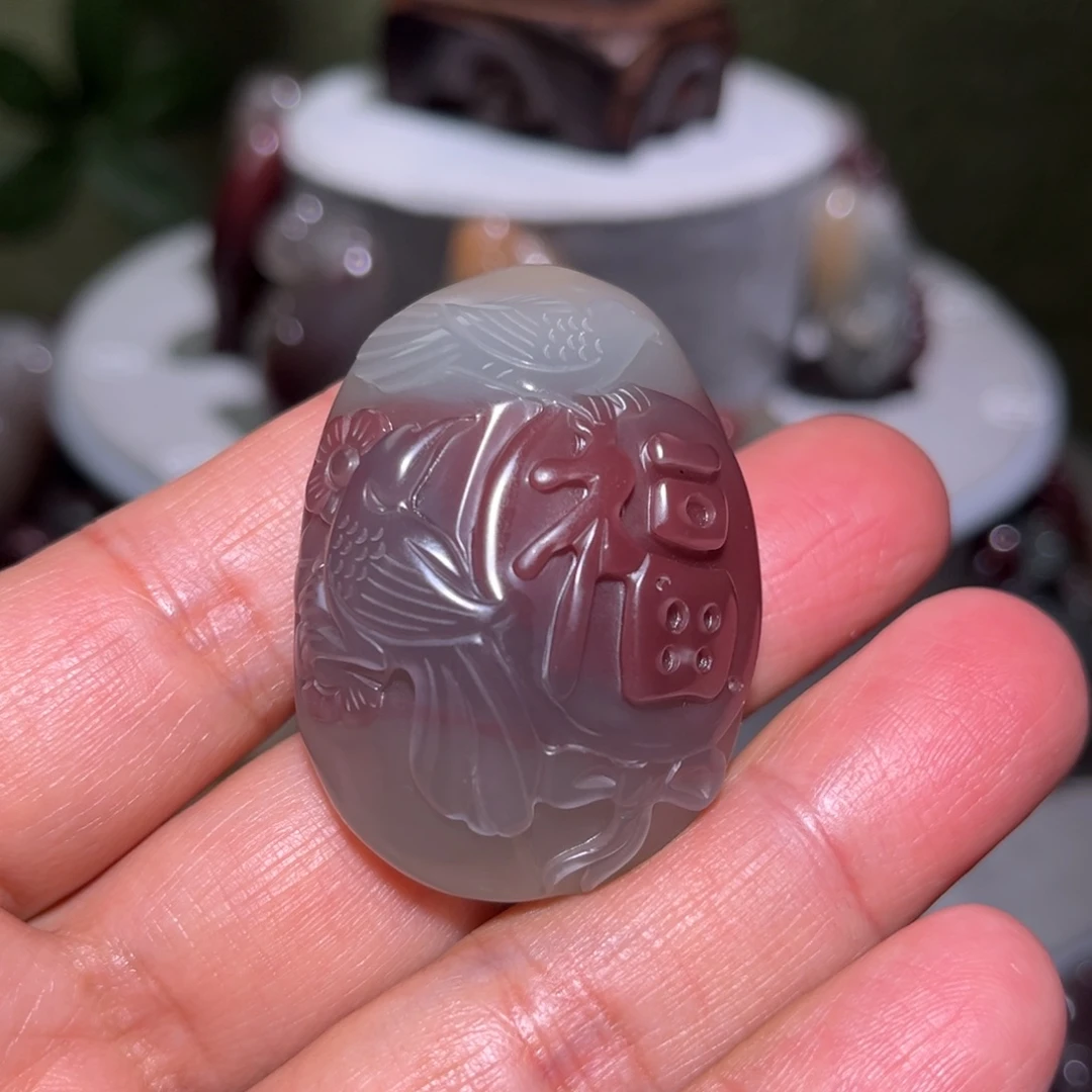 心***海玛瑙/玉髓未镶嵌颈饰