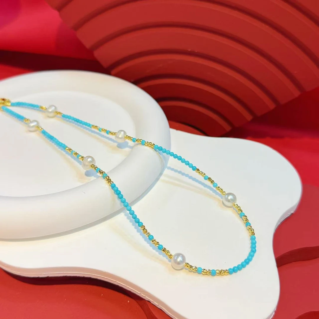 6mm珍珠项链串珠HNZ11305