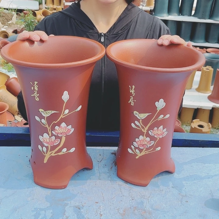 宜兴紫砂精品花盆