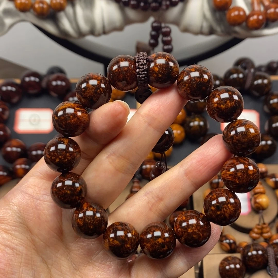 【闪购商品】黄花梨/降香黄檀归*1.5黑金爆满烟花龙鳞