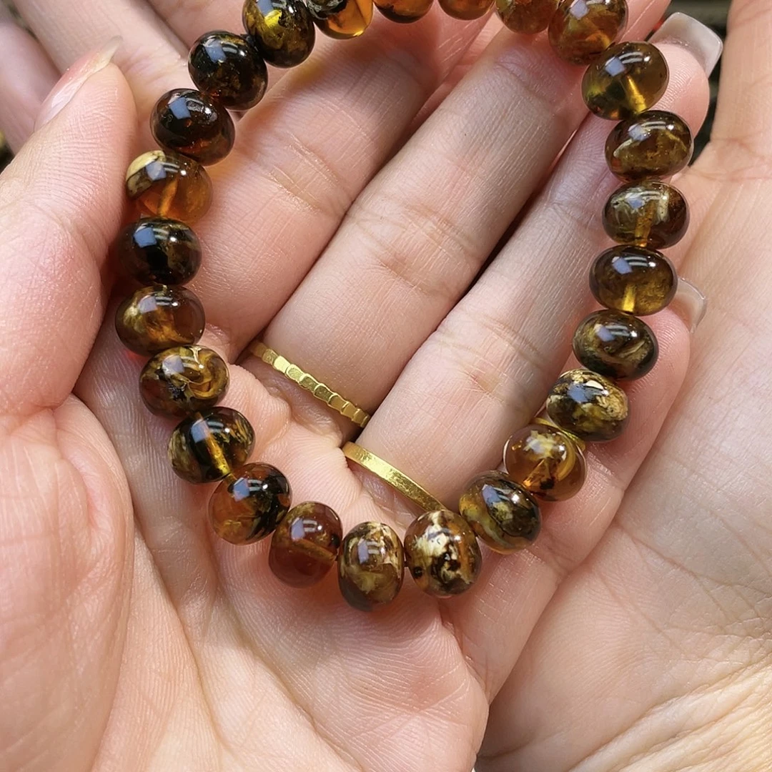 琥珀未镶嵌裸石9+