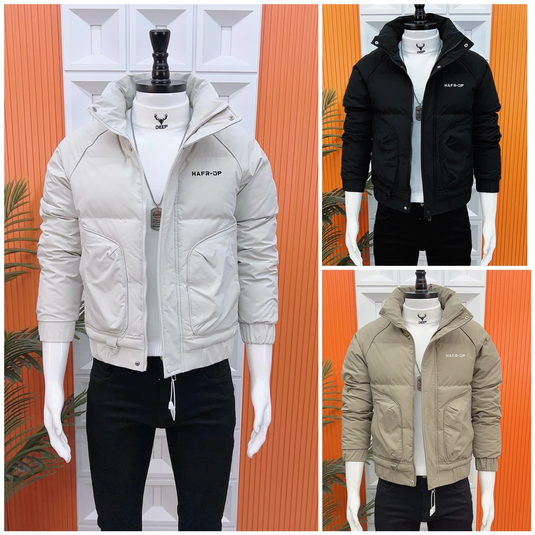 【冬季新品】时尚潮流冬款立领棉服外套男韩版修身痞帅工装外套0109