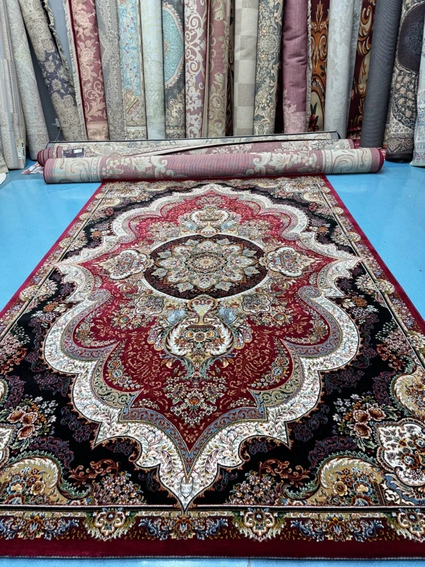 伊朗进口美式复古波斯风客厅茶几地毯异域风情民族风卧室加厚地毯