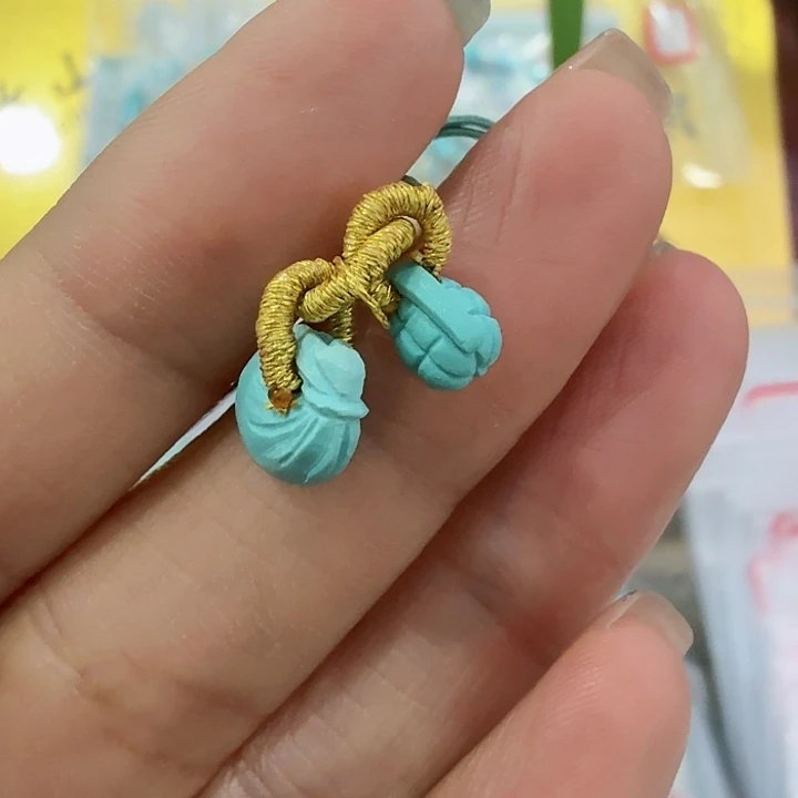 未镶嵌绿松石珠宝半成品