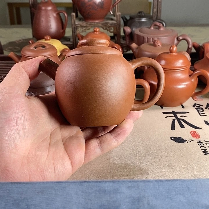 茶壶段泥紫砂的微瑕