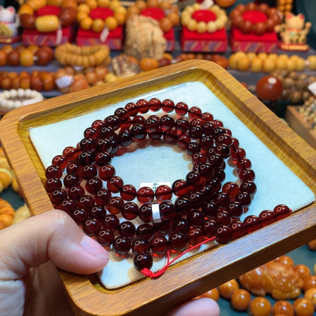 【闪购商品】血珀手链未镶嵌蜜蜡手链