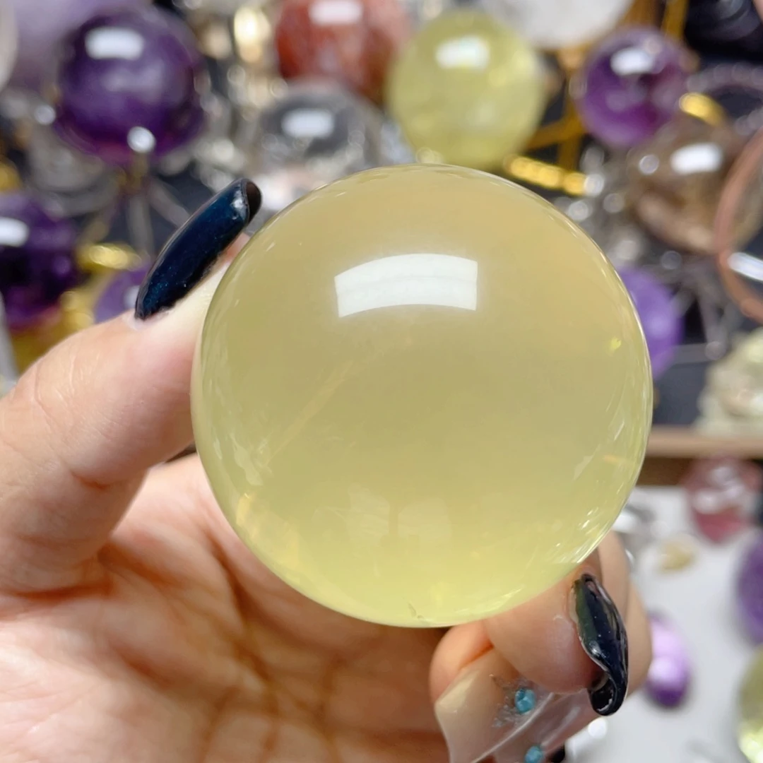 水晶珠宝半成品未镶嵌黄水晶