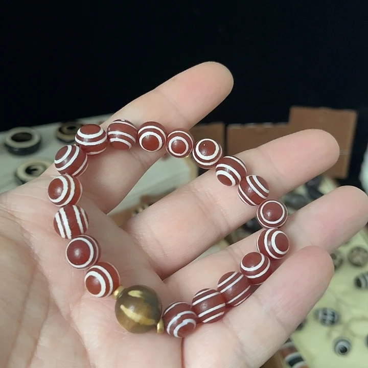 玛瑙/玉髓未镶嵌泰系红玉髓鬼眼