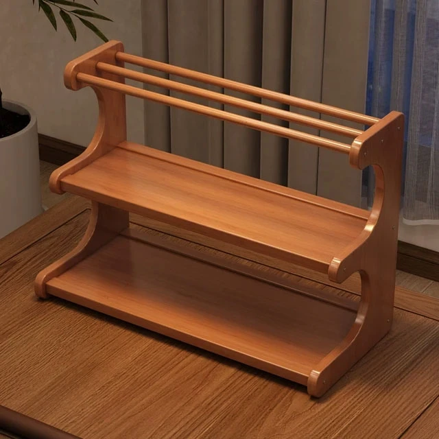 茶杯架家用高颜值家具餐桌办公桌水杯咖啡杯可沥水多层收纳置物架