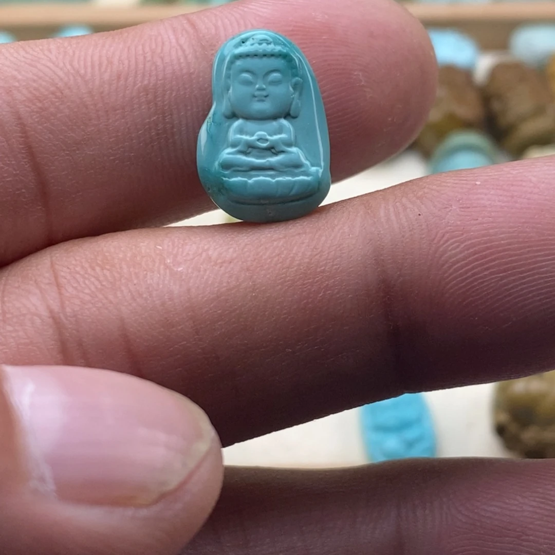 未镶嵌绿松石珠宝半成品