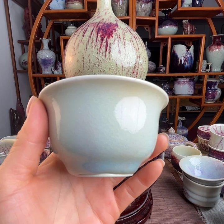 收***获牛家钧窑牛自恒老师钧瓷