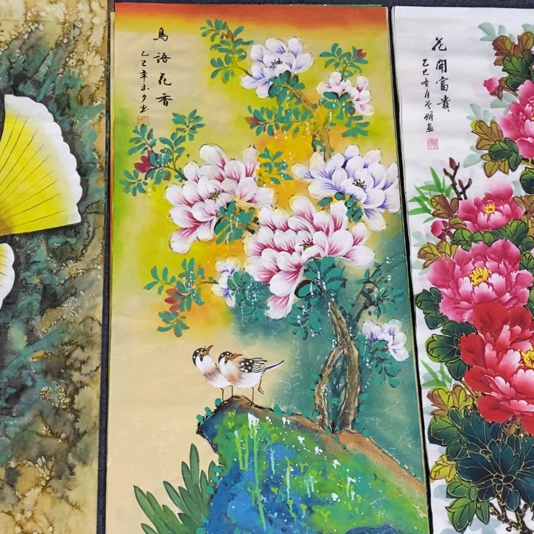 国画尺寸100✖️50三尺手绘画