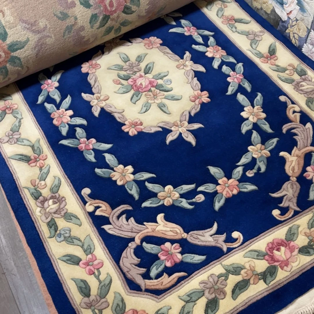 羊毛纯羊毛手工地毯1.2×1.8