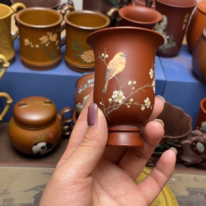 紫砂茶杯紫砂主人杯