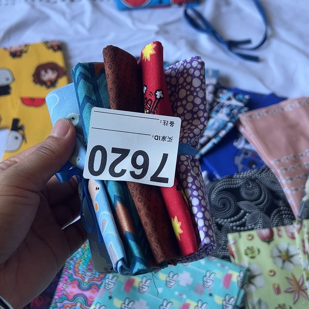 5片纯棉平布45.50厘米一片果子布艺