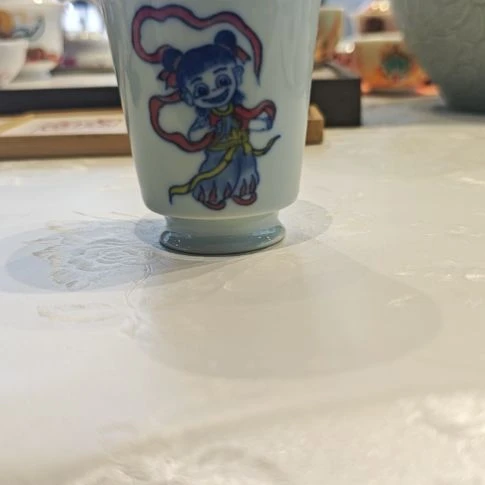 瓷杯子景德镇手工手绘主人杯