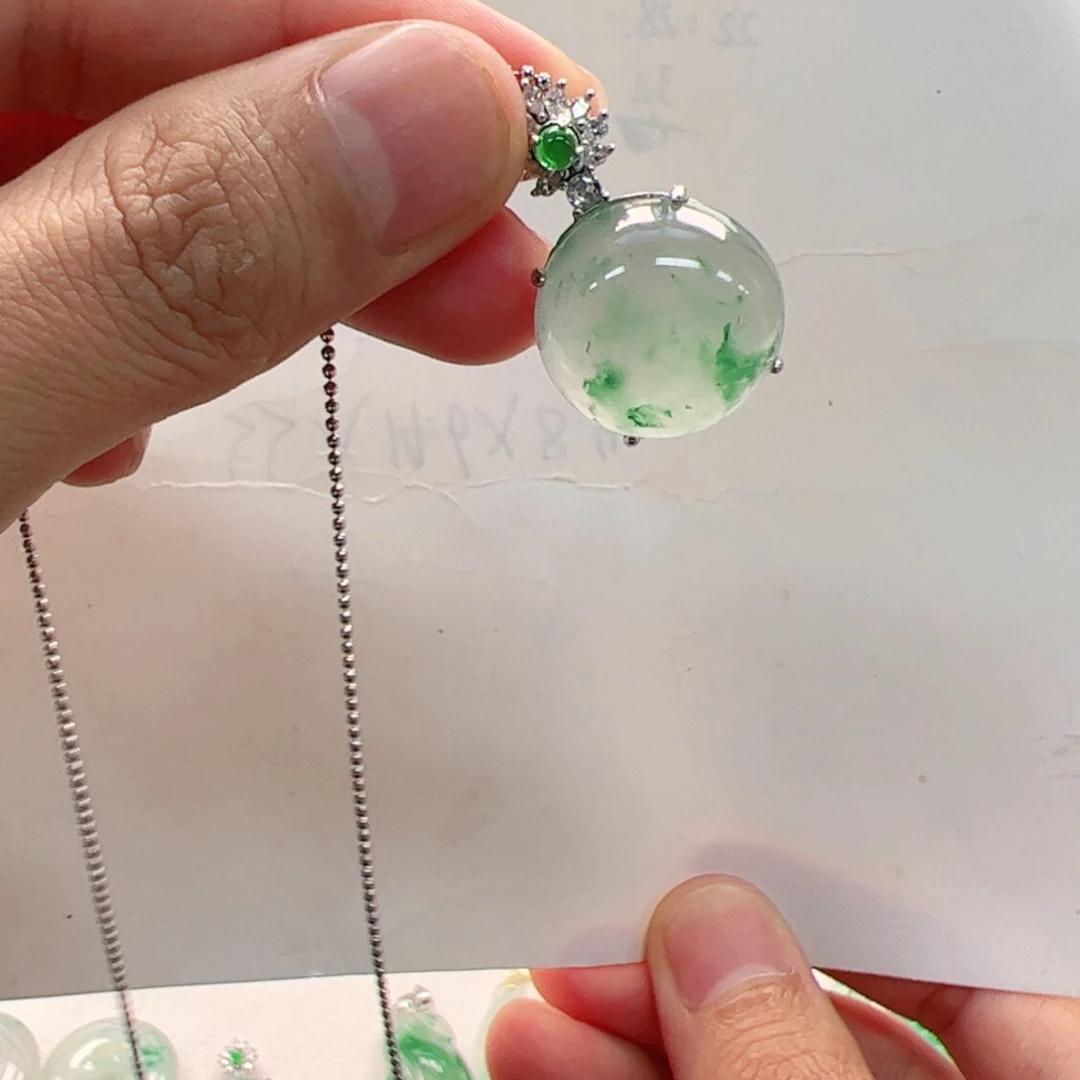 吊坠(不含链)未镶嵌石英质玉蛋面吊坠