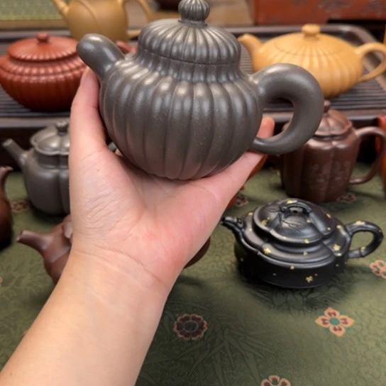 紫砂茶壶道洪掇只