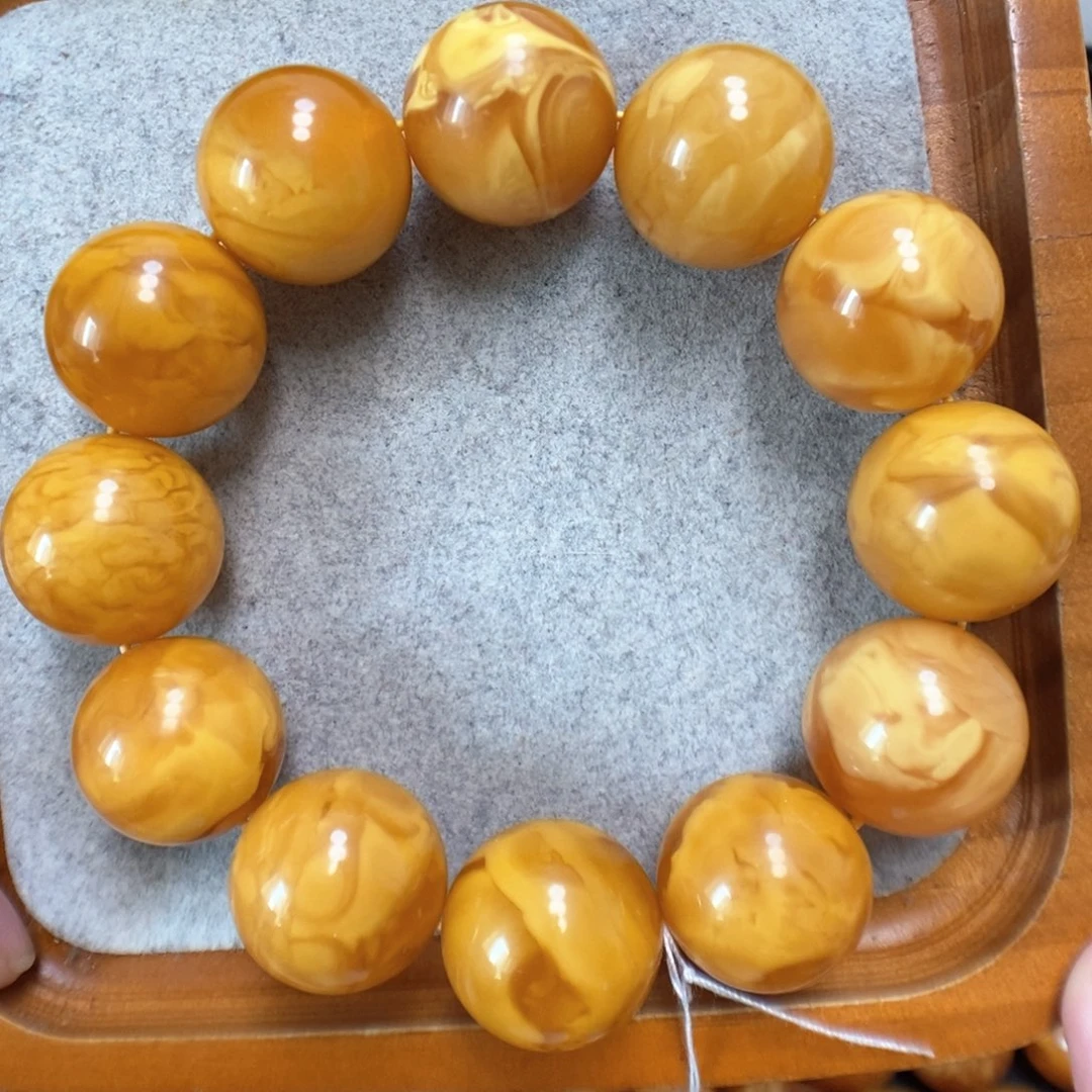 蜜蜡手串未镶嵌蜜蜡手串