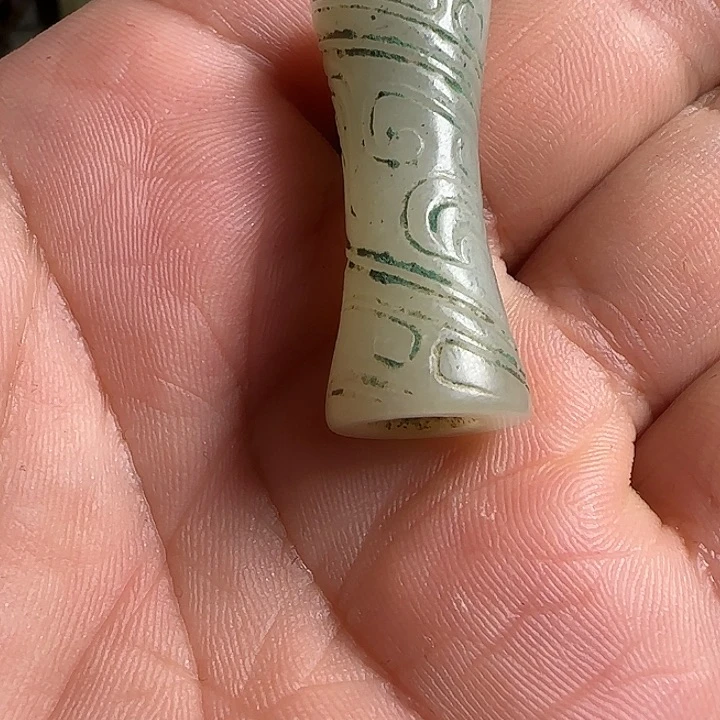 和田玉笔搁未镶嵌晓*