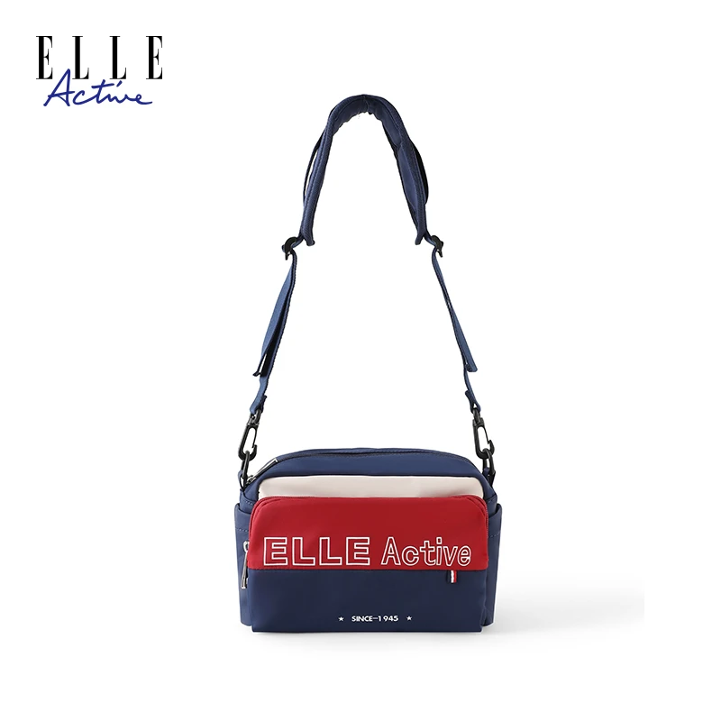 ELLE Active2025新款单肩包休闲百搭包包女款运动潮流斜挎包女包