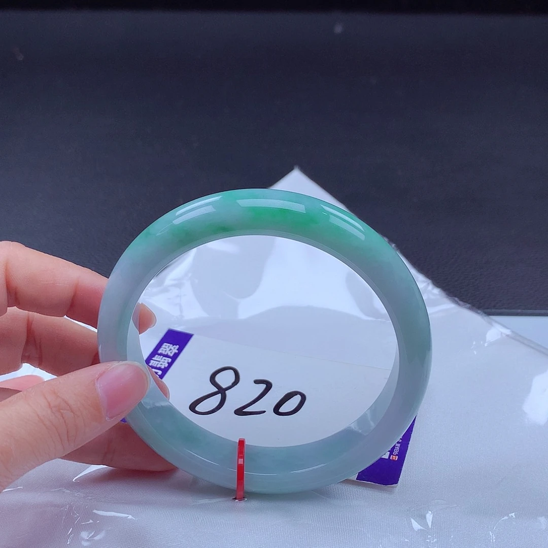 翡翠手镯未镶嵌65圈0001674