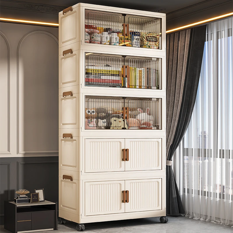 【55面宽】居家好物  家用双开门高颜值大容量可折叠收纳柜HQ0