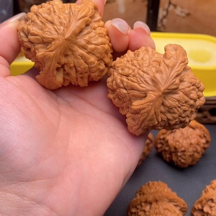 文玩核桃把件550龙鼎50全品