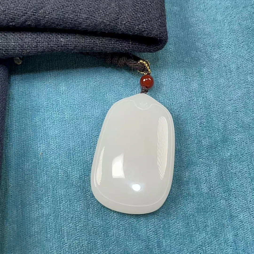 (龙哥专属）和田玉无事牌吊坠1001005JY（多样性发货拍一发一）