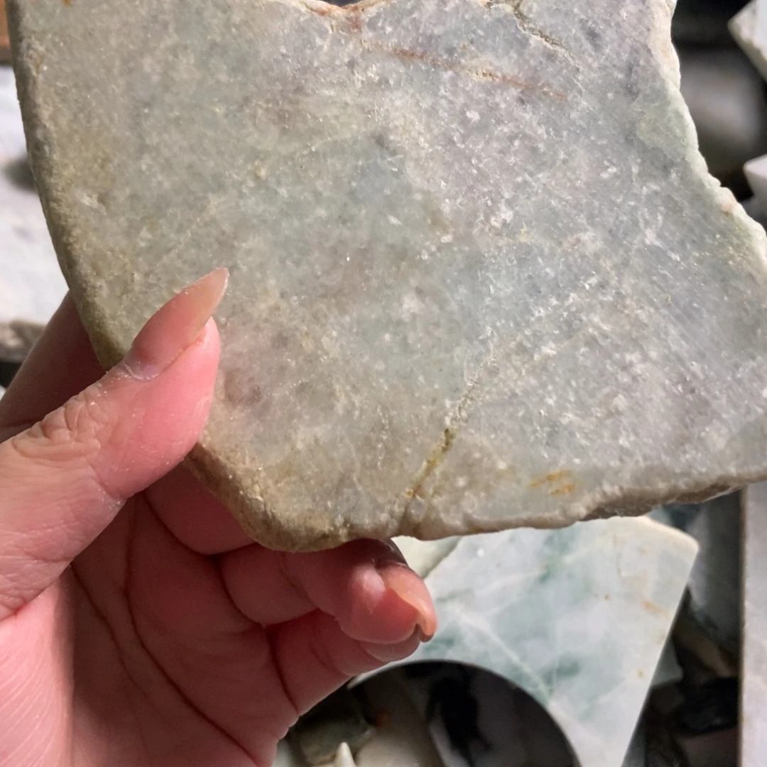 翡翠未镶嵌挂件天然