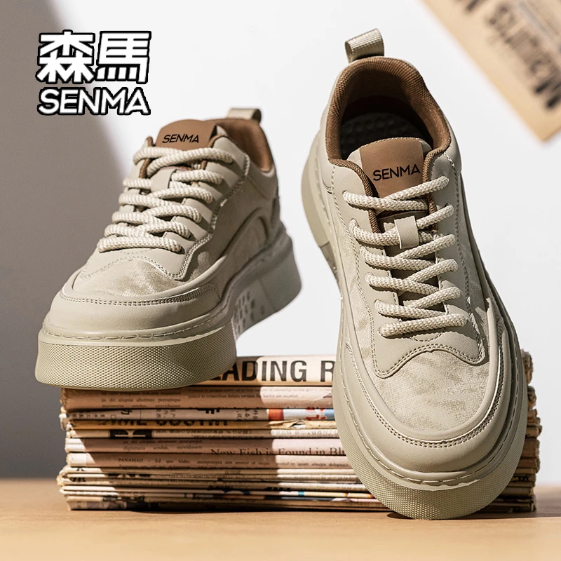 SENMA/森马板鞋男鞋2025冬季新款男士鞋子休闲鞋滑板小白鞋运动鞋