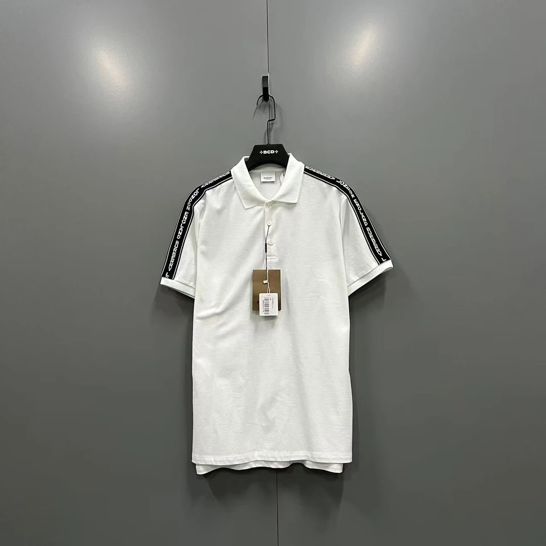 (ll) 64201 Burberry 巴宝莉 白色串标polo衫 M码吊牌 bc002563