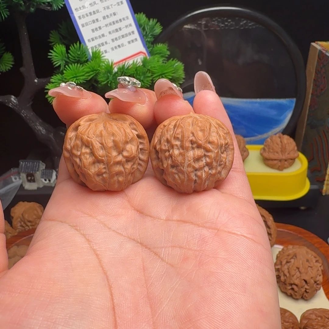 林***燊把件文玩核桃全品石门元宝30