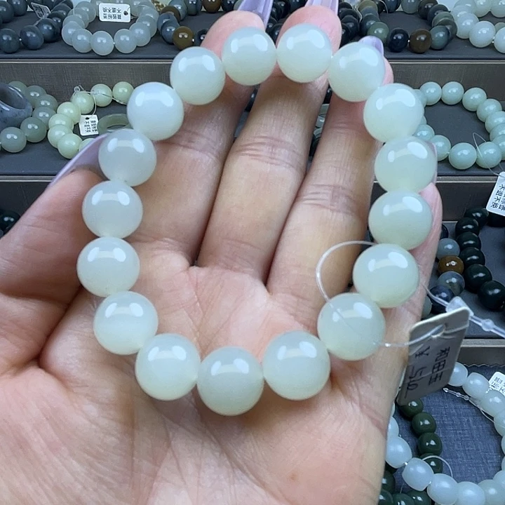 和田玉未镶嵌手链