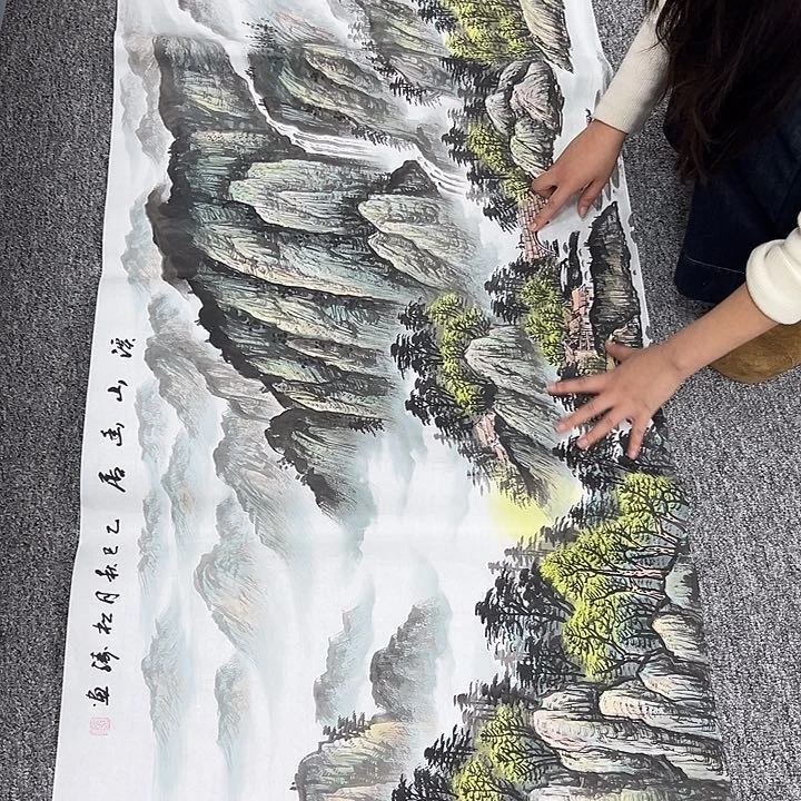 国画纯手绘字画教程分享