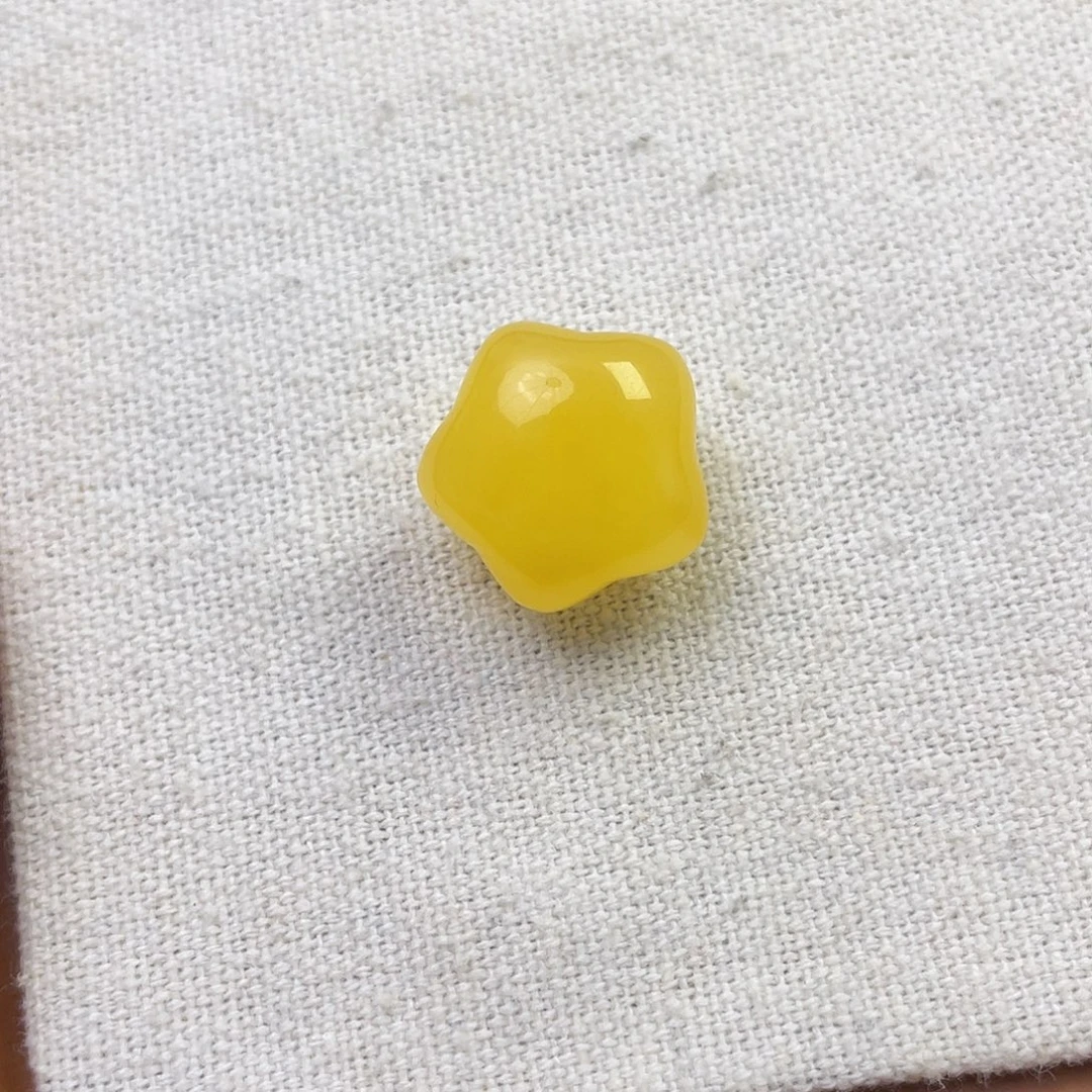 琥珀未镶嵌裸石星星