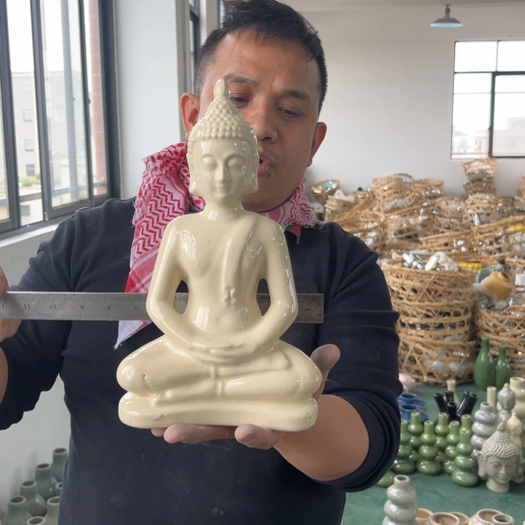 摆件4 号高中低温陶瓷瓶（部分微瑕）