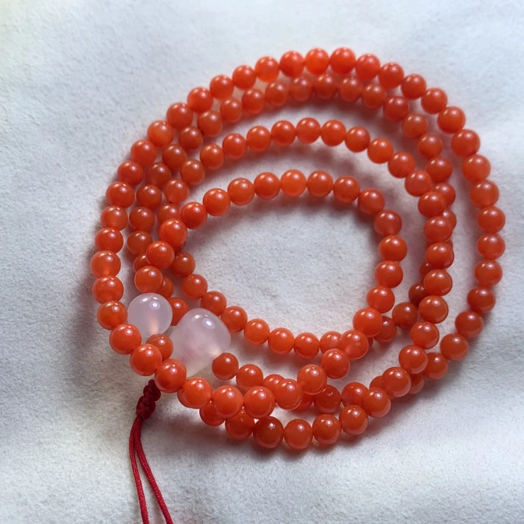 南红玛瑙柿子红5➕未镶嵌