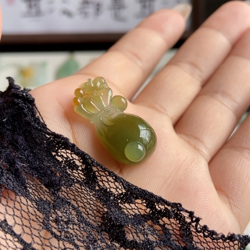 【闪购商品】未镶嵌定制翡翠钱袋