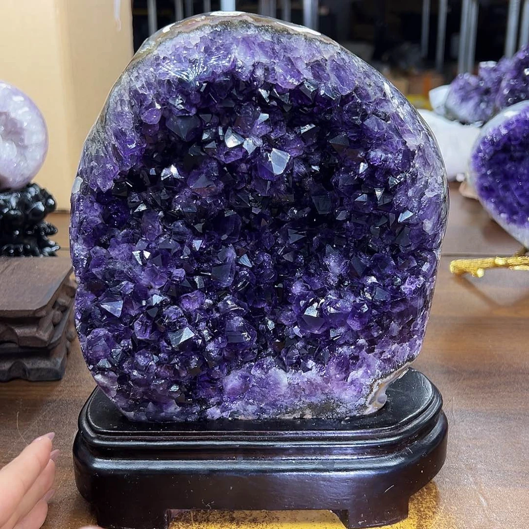 紫晶摆件未镶嵌晶体
