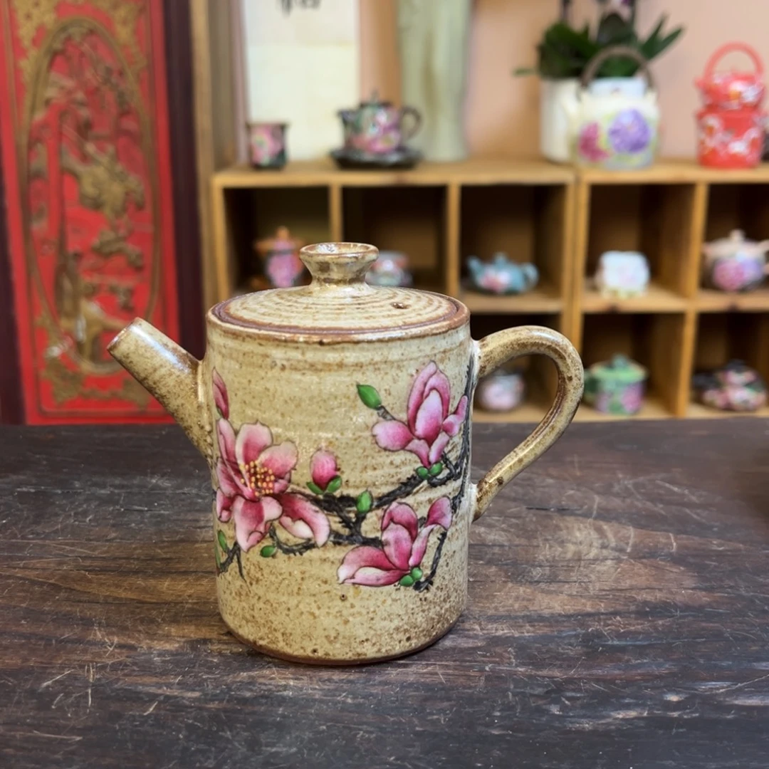 柴烧手工手绘陶瓷