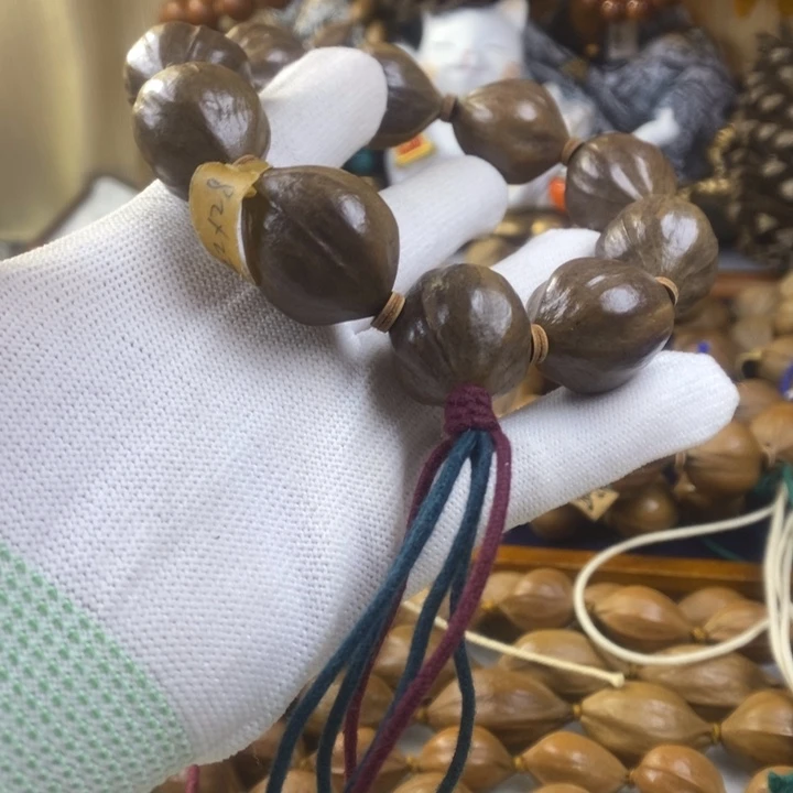 沈***橄榄核手串/手链22-28紫皮