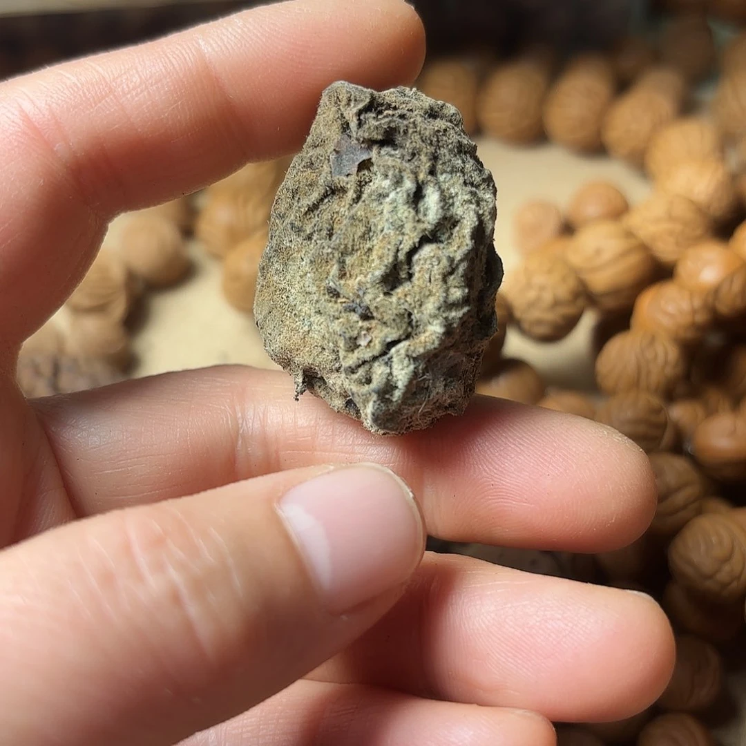 桃核吊坠谁****谁秦岭龙文桃宵3颗毛桃核