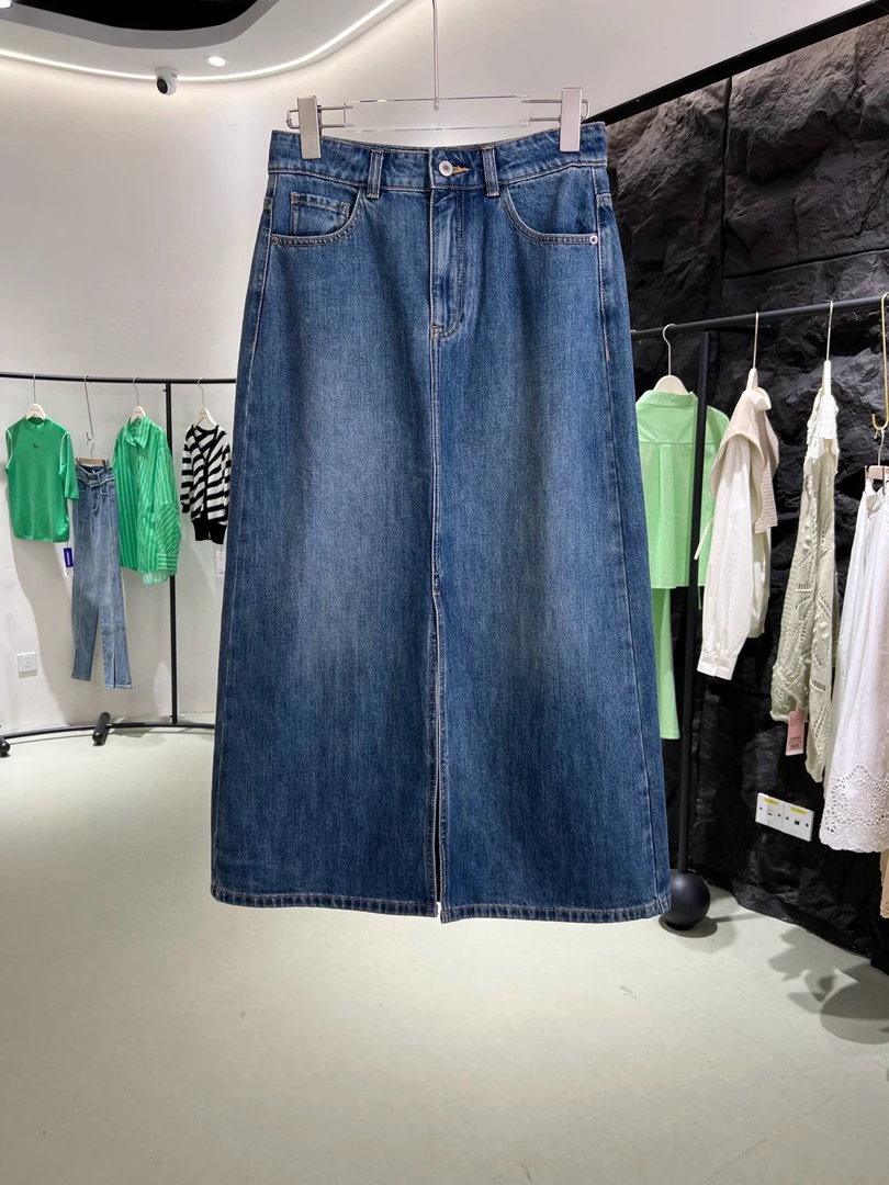 迪品牌牛仔裙X122097