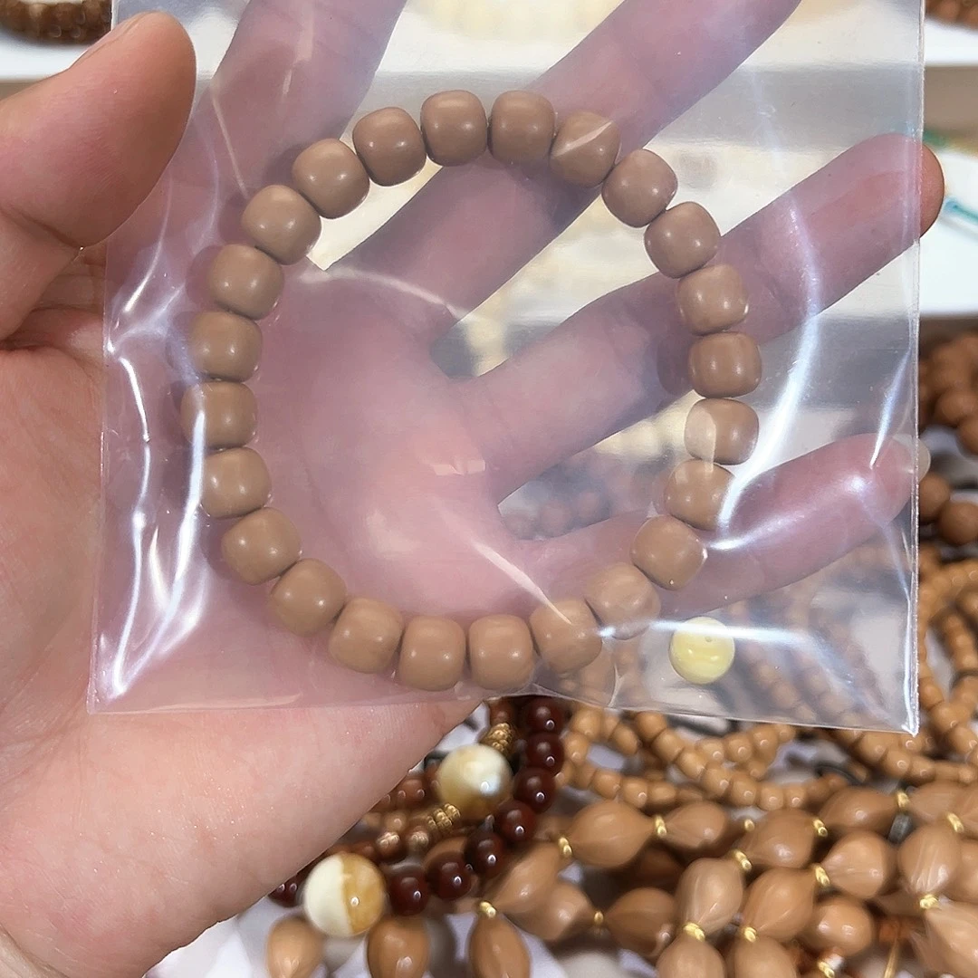 小***了银S925猴头老型光珠手串