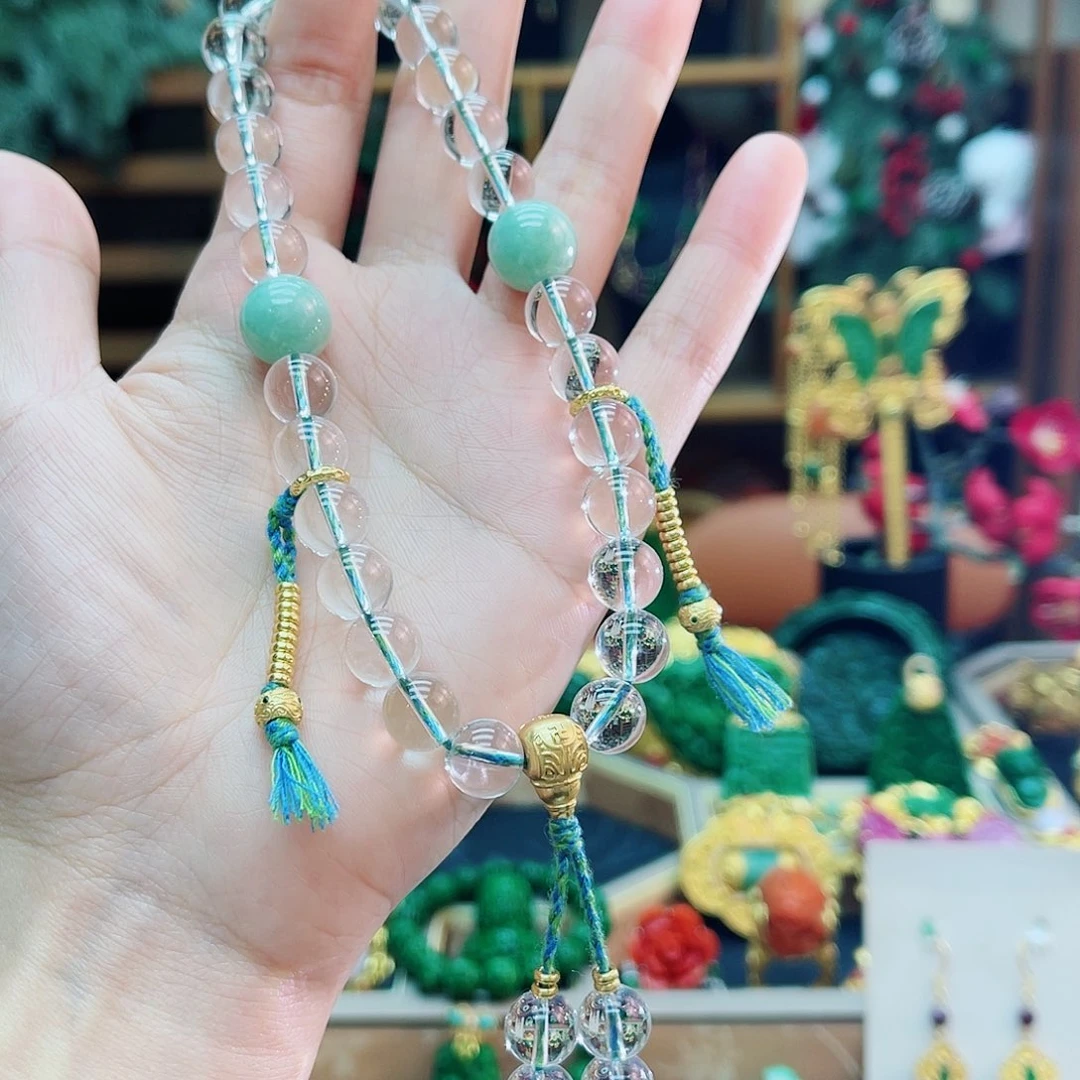 颈饰合金水晶48小时鉴赏期1