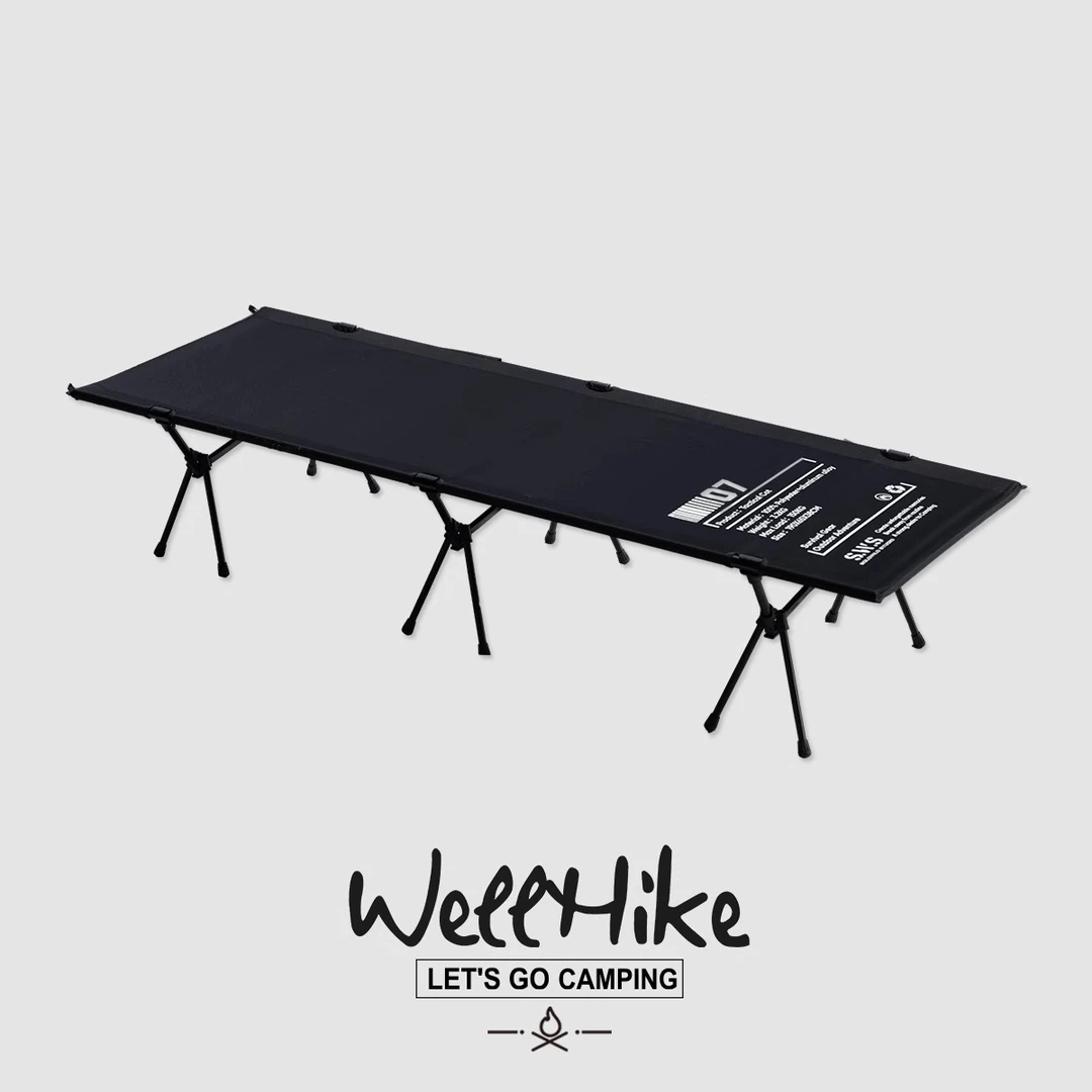 WELLHIKE户外SWS行军床 露营午休超轻便携加宽加长高低折叠床出口
