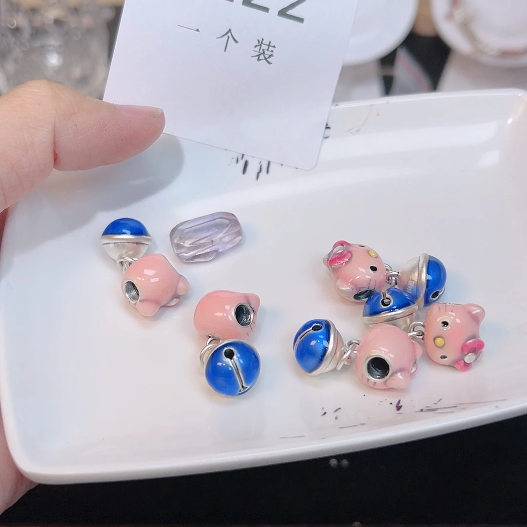 紫晶珠宝半成品银S925镶嵌222