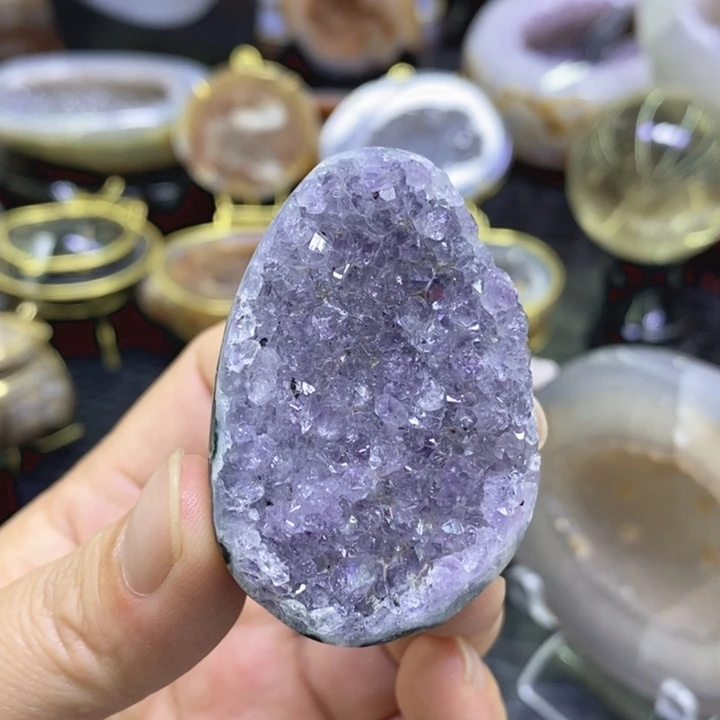 未镶嵌珠宝半成品紫晶