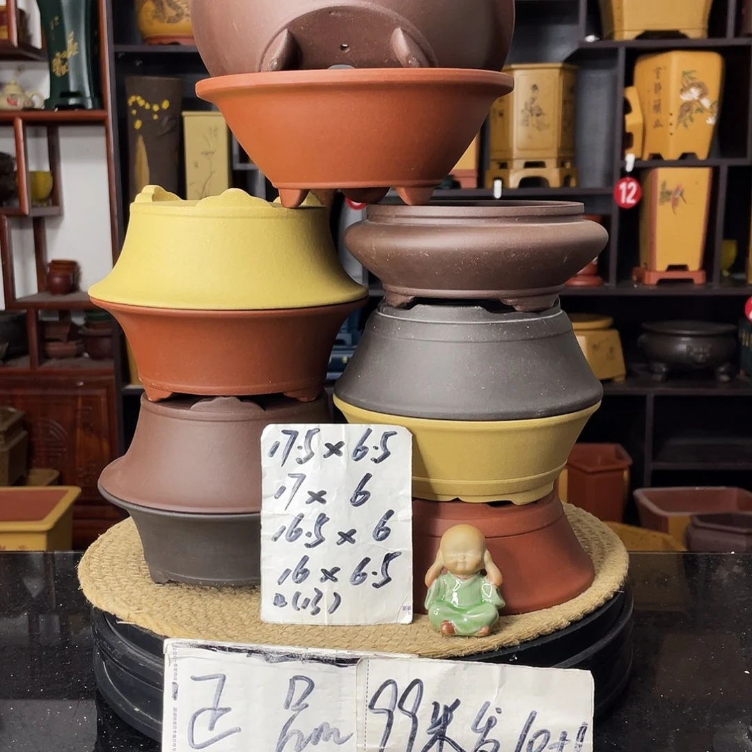 紫砂D-婉秋紫砂花盆